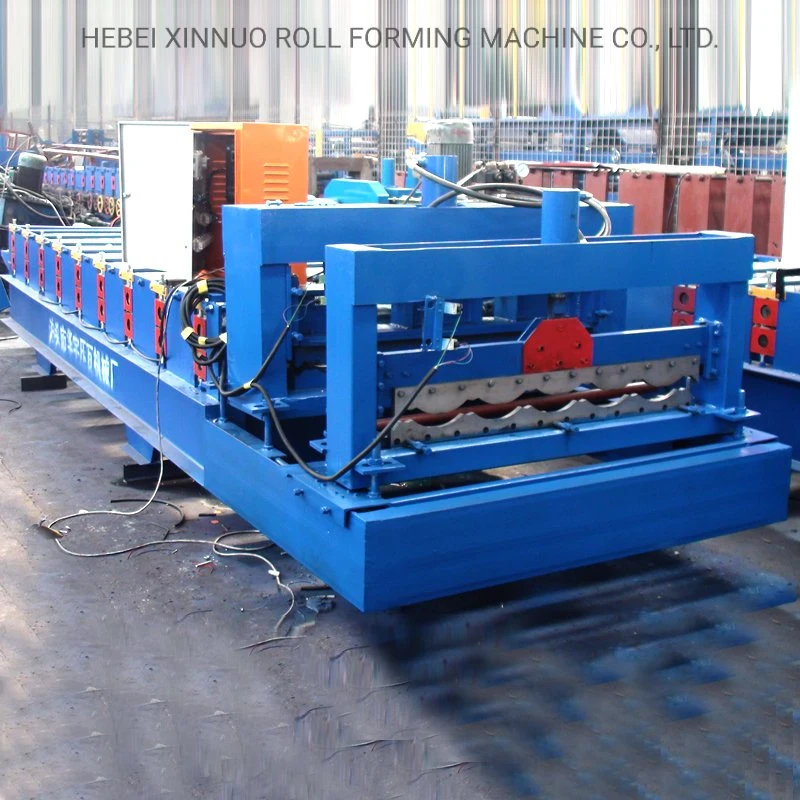 Canton Fair Authentication 828 Automatic Glazed Metal Tile Roll Forming Machine Cold Roll Former
