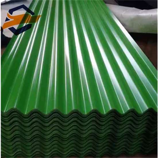 China Supply Roof Tiles Metal Sheet PPGI Corrugated Galvanized Roofing Sheet/Color Coated Galvanized Roofing