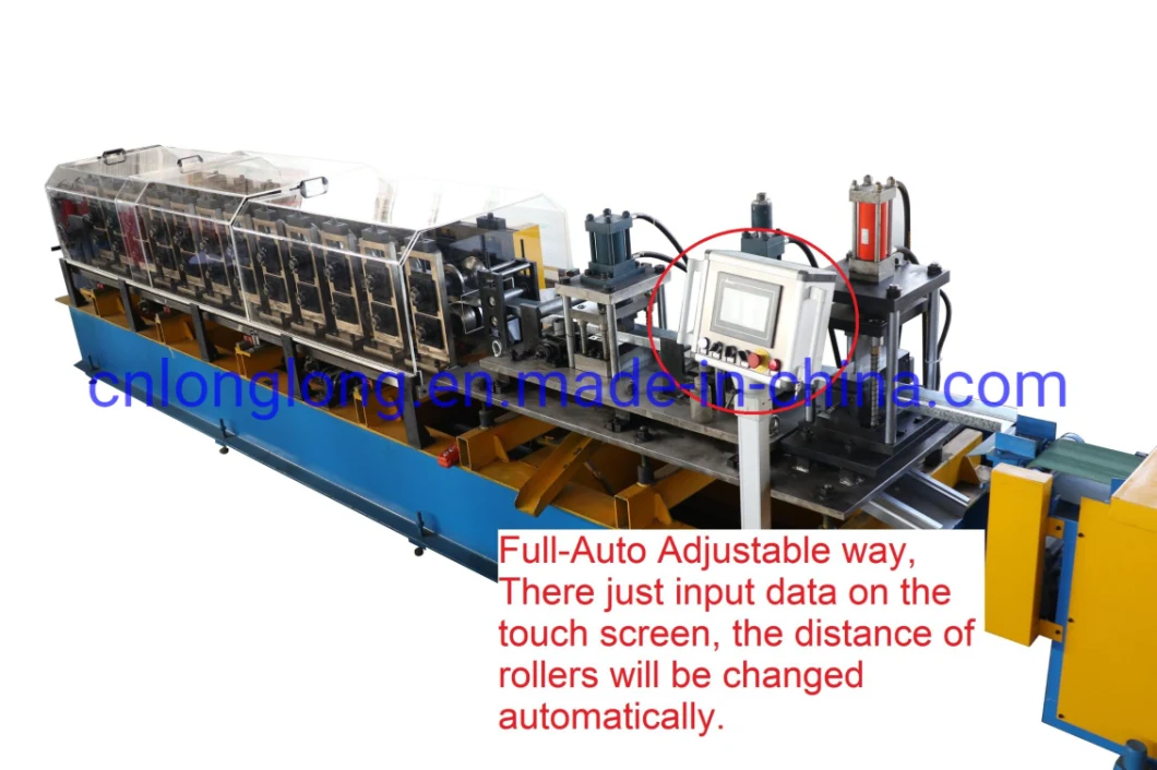 Stud and Track C/U 50~200 mm Automatic Adjustable Roll Former Roll Forming Machine for Ceiling Drywall