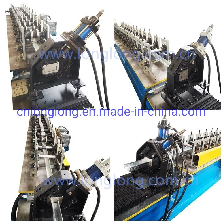 Stud and Track C/U 50~200 mm Automatic Adjustable Roll Former Roll Forming Machine for Ceiling Drywall