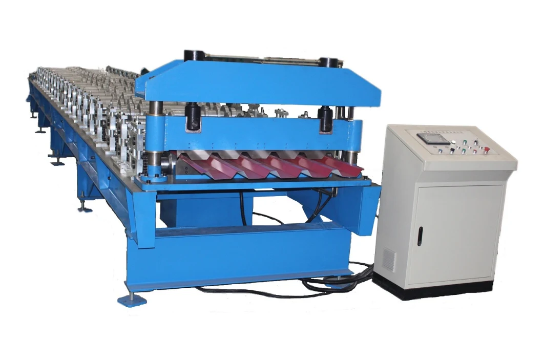 Metal / Iron / Aluminium Color Steel Ibr / Corrugated Roofing / Roof / Wall / Tile Panel Sheet Cold Roll Forming Making Machine with 1 Year Warranty