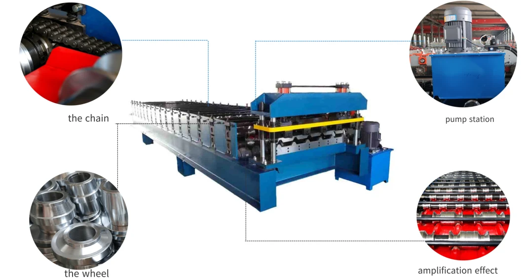 Zk-836/850/988 Ibr and Corrugated Roof and Wall Panel Roll Forming Corrugated Roof Sheet Making Machine