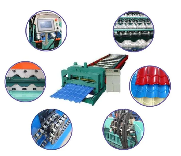 Corrugated Roof Panel Roofing Sheet Roll Forming Machine Wall Panel Roof Tile Making Machine