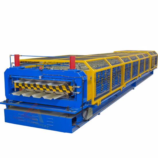 Stahlrippentyp Großhandel IBR-Kastenprofil Trapezfliese Metalldachblech Rollformung Herstellungsmaschine Wandpaneelmaschinen Preis Produktionslinie