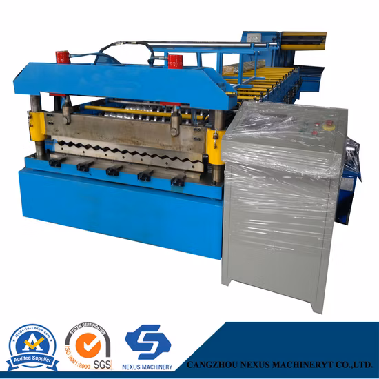 Maschine zur Herstellung von Wellblech aus verzinktem Aluminium für Metalldächer